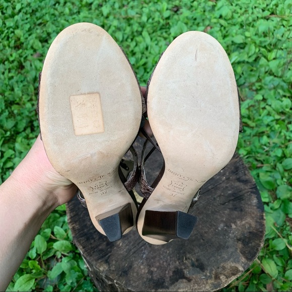 NWOB Jimmy Choo 081 Evita Exotic Gallus sandals - Picture 16 of 16